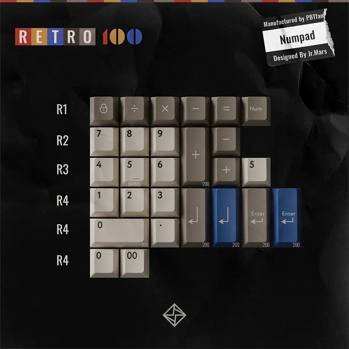 PBTfans Retro 100 PBT Keycap Set – Divinikey PBTfans Retro 100 PBT Keycap Set – Divinikey