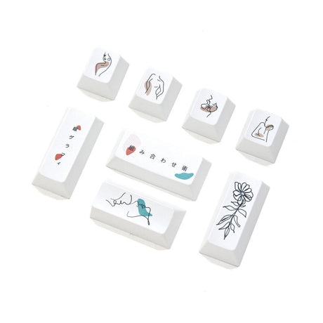 Simple Curve R2 Keycap Set Dye-Sub PBT - Divinikey