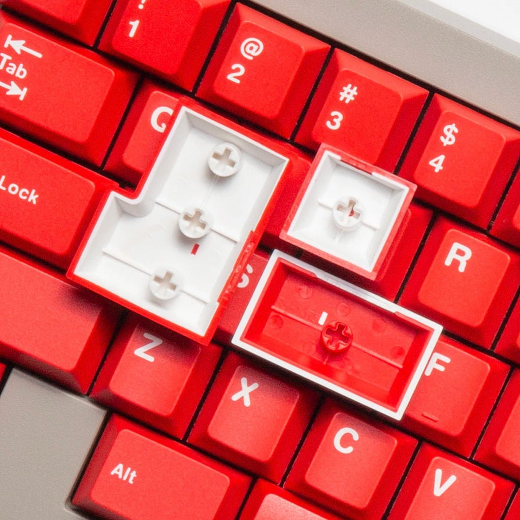 Wuque WS Basic Red Keycap Set Doubleshot PBT - Divinikey