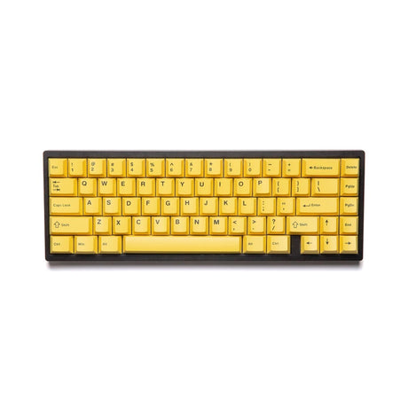 Wuque WS Basic Yellow Keycap Set Doubleshot PBT - Divinikey