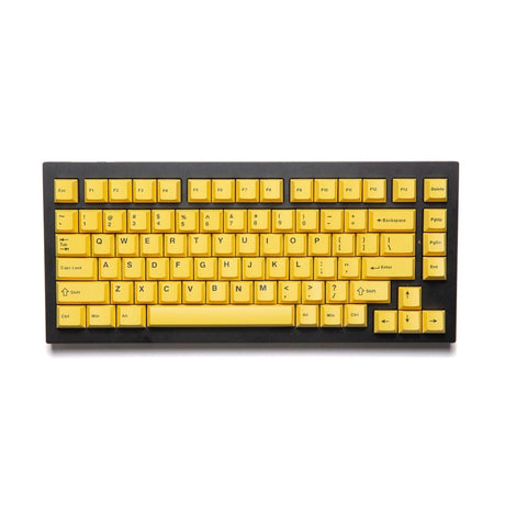 Wuque WS Basic Yellow Keycap Set Doubleshot PBT - Divinikey