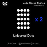 X-raypads Jade Mouse Skates Universal Dots - Divinikey