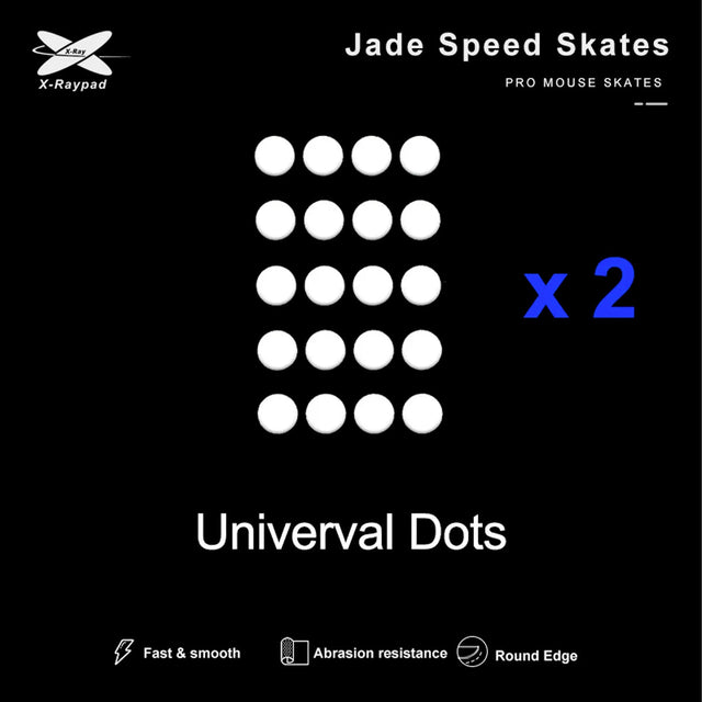 X-raypads Jade Mouse Skates Universal Dots - Divinikey